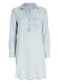 Rails Elva Chambray Button-Front Shirt Dress