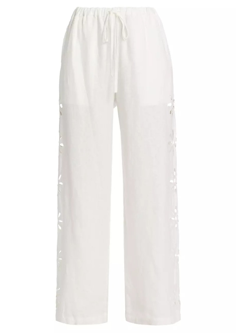 Rails Emmie Eyelet Linen Pants