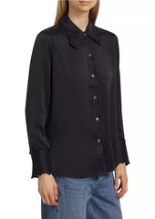 Rails Fia Silk Ruffled Blouse