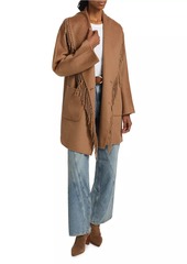 Rails Hugo Fringed Stretch Wool Coat