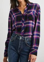 Rails Hunter Plaid flannel Shirt In Electric Blue