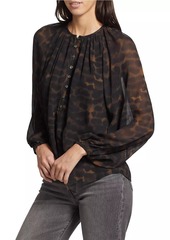 Rails Indi Sheer Leopard Blouse