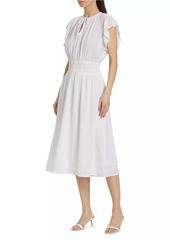 Rails Iona Linen-Blend Midi-Dress