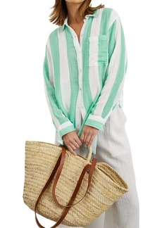 Rails Jaylin Shirt In Jade Stripe