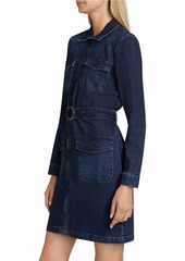 Rails Jefferson Belted Denim Minidress