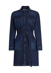 Rails Jefferson Belted Denim Minidress