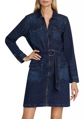 Rails Jefferson Belted Denim Minidress