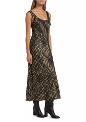 Rails Kailani Abstract Scoopneck Midi-Dress