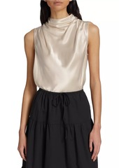 Rails Kaleen Satin-Backed Crepe Top