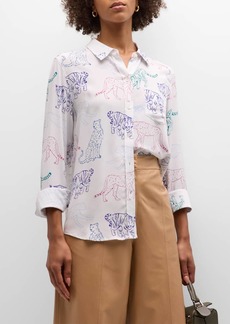 Rails Kate Wildcat Button-Front Shirt 