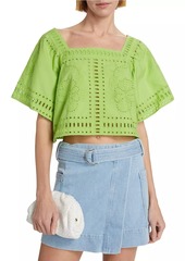 Rails Laine Eyelet Square Neck Top