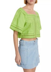 Rails Laine Eyelet Square Neck Top