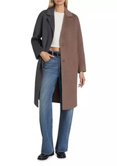 Rails Lore Colorblocked Wool-Blend Coat