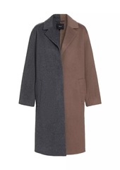 Rails Lore Colorblocked Wool-Blend Coat