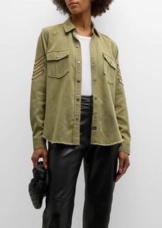 Rails Loren Raw-Hem Military Shirt 