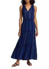 Rails Loulou Linen-Blend Tiered Maxi Dress