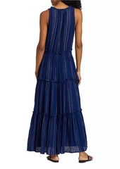 Rails Loulou Linen-Blend Tiered Maxi Dress