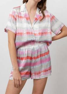 Rails Maui Coral Waves Top In Coral Pink