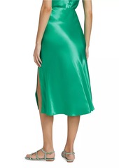 Rails Maya Satin Bias-Cut Midi-Skirt