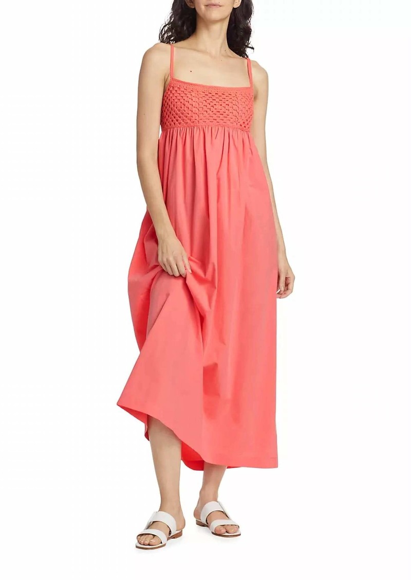 Rails Meeka Midi Dress In Hot Coral