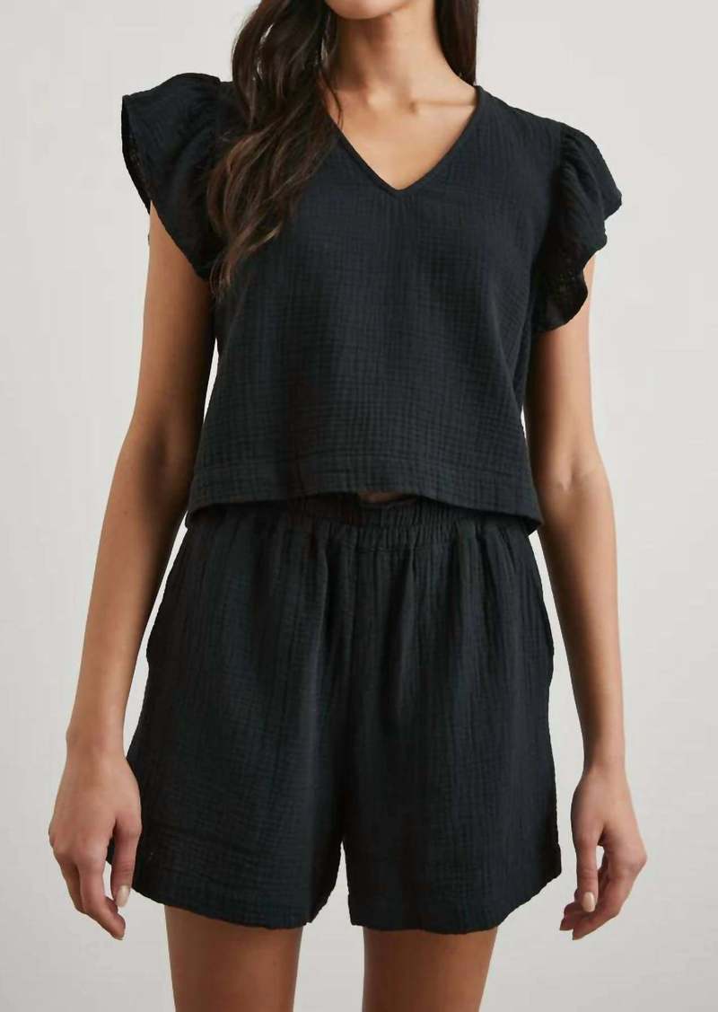 Rails Miley Top In Black