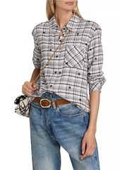 Rails Milo Plaid Floral Flannel Shirt