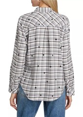 Rails Milo Plaid Floral Flannel Shirt