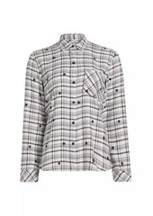 Rails Milo Plaid Floral Flannel Shirt