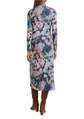 Rails Mona Watercolor Floral Midi-Dress