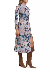 Rails Mona Watercolor Floral Midi-Dress