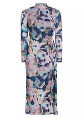 Rails Mona Watercolor Floral Midi-Dress