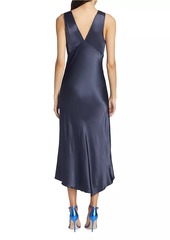 Rails Monique Satin-Backed Crepe Midi-Dress