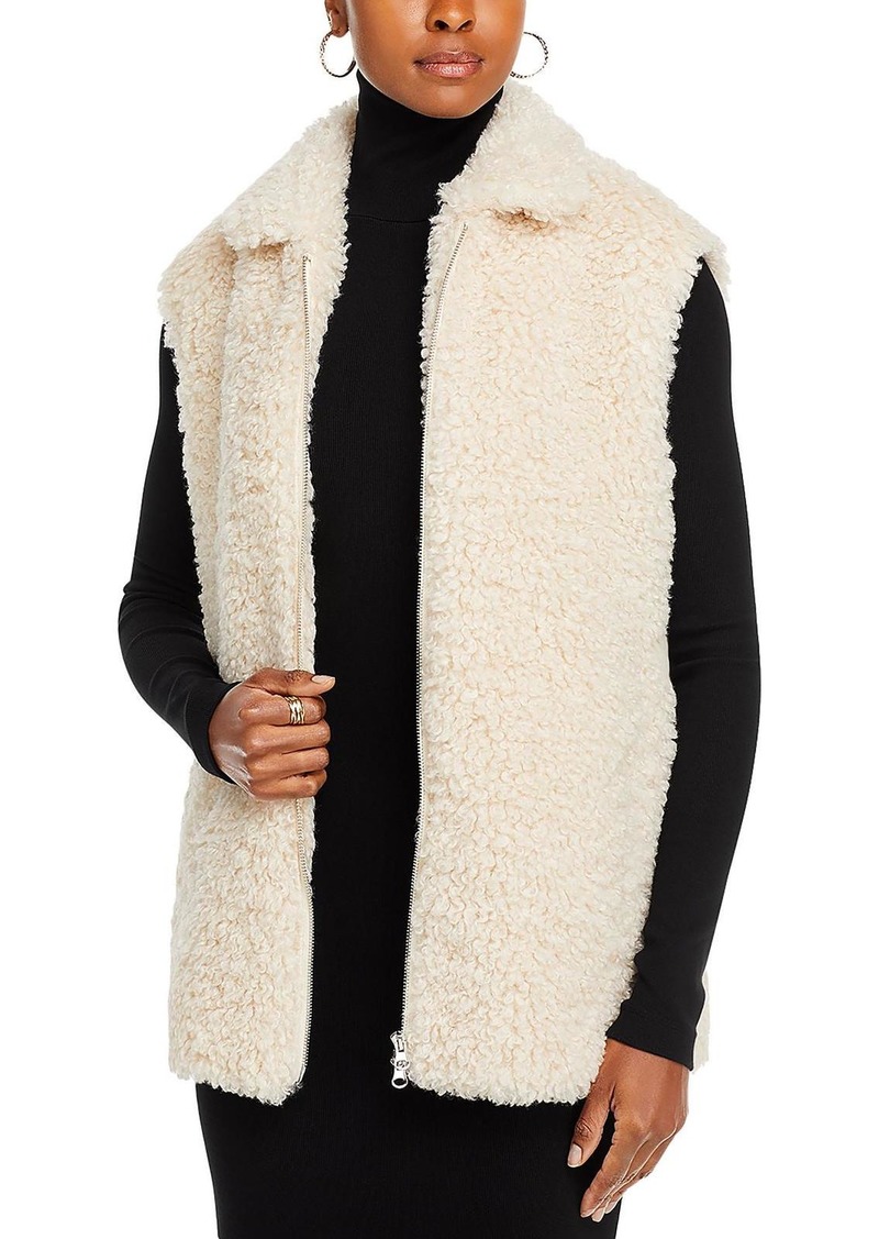 Rails Orion Womens Faux Fur Collared Casual Vest