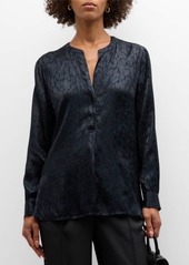 Rails Pearl Leopard-Print Blouse 