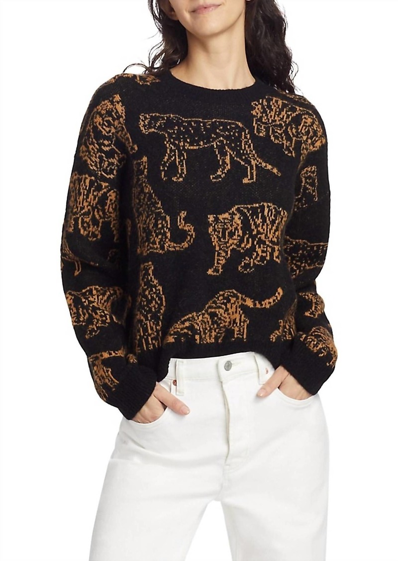 Rails Perci Sweater In Camel Wild Cats