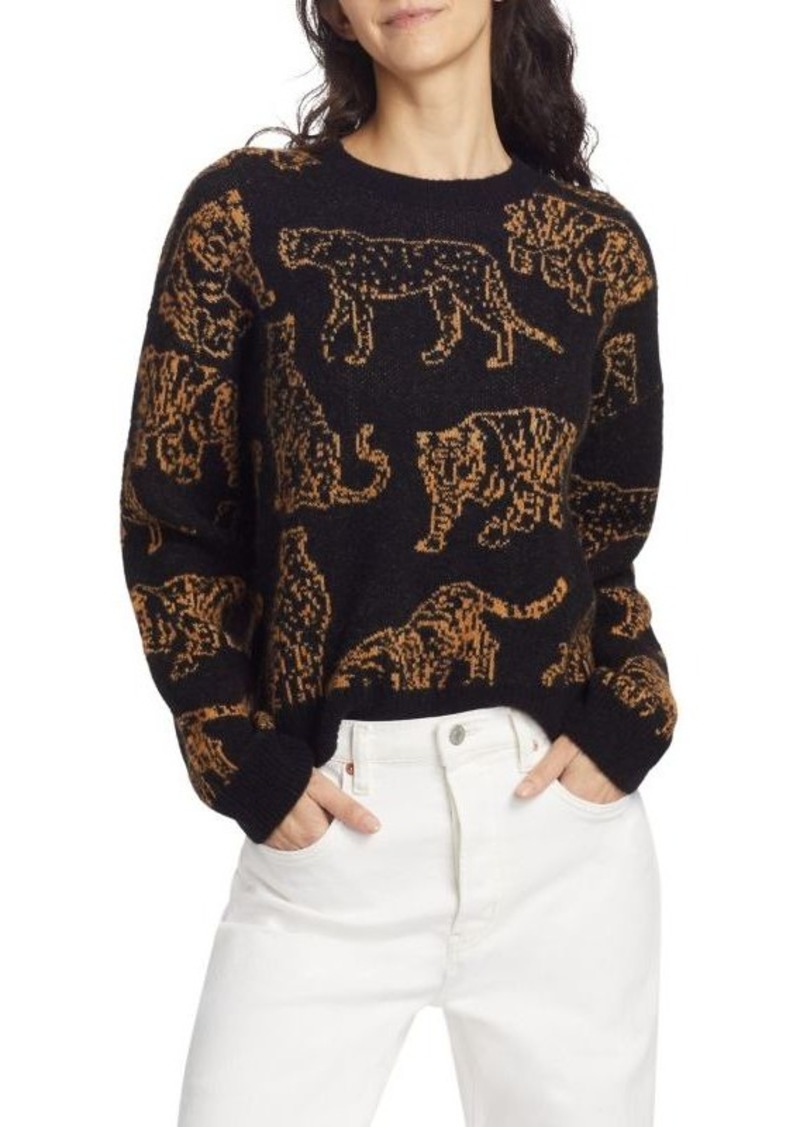 Rails Perci Wool-Blend Tiger Sweater