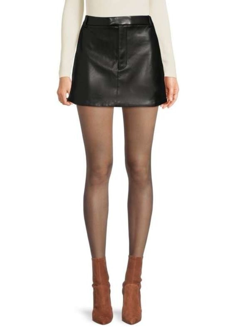 Rails Prim Faux Leather Mini Skirt