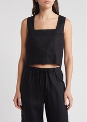 Rails Akira Linen Crop Tank Top