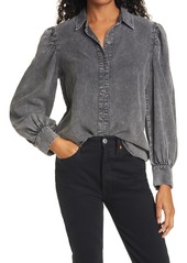 Rails Angelica Button-Up Shirt in Black Acid Wash at Nordstrom