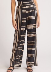 Rails Brendon Stripe Pull-On Wide Leg Pants