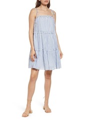 Rails Caralyn Stripe Tiered Cotton Sundress in Lighthouse Stripe at Nordstrom