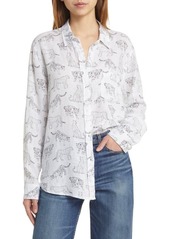 Rails Charli Linen Blend Button-Up Shirt