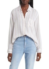 Rails Charli Linen Blend Button-Up Shirt