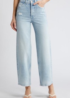 Rails Getty High Waist Distressed Wide Leg Ankle Jeans