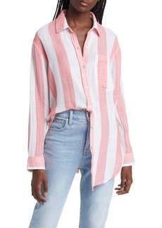 Rails Jaylin Stripe Cotton Tunic Shirt