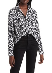 Rails Kathryn Heart Print Button-Up Shirt