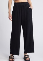 Rails Leon Crinkled Organic Cotton Crop Pants