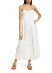 Rails Lucille Cotton Maxi Dress in White Eyelet Mix at Nordstrom