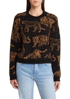 Rails Perci Leopard Cotton & Cashmere Sweater