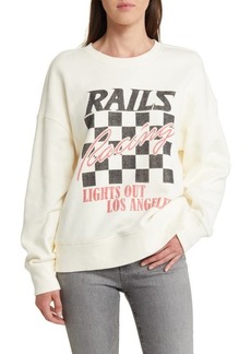 Rails Racing Relaxed Crewneck Sweatshirt